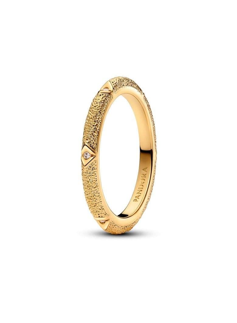 Textured Stone Accent Fine Jewellery Ring - Image 1