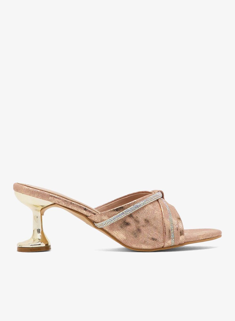 Elegant Heeled Occasion Sandal for Evening Wear - Image 1
