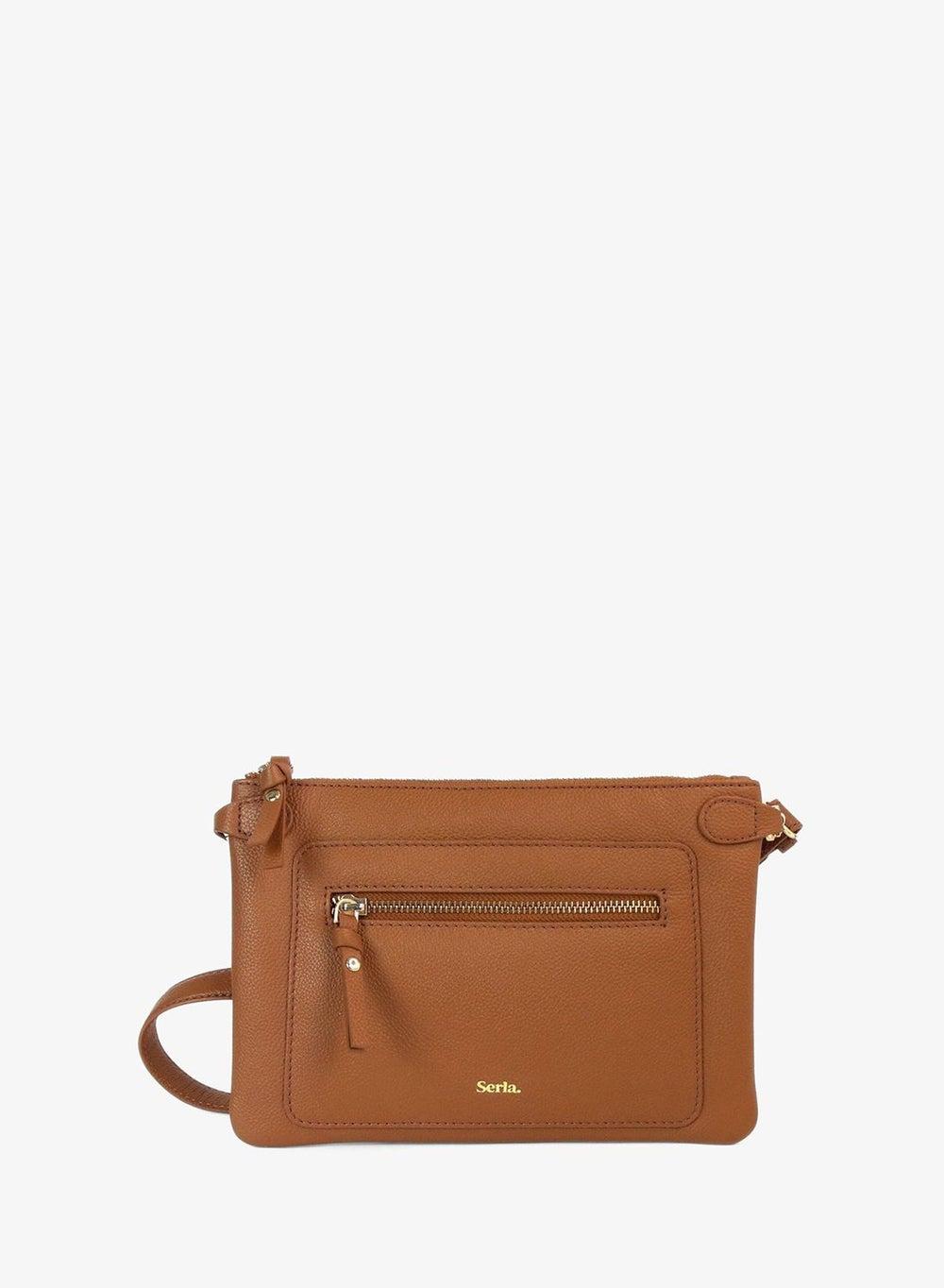 Poppy Soft-Grained Leather Crossbody Bag - Image 1