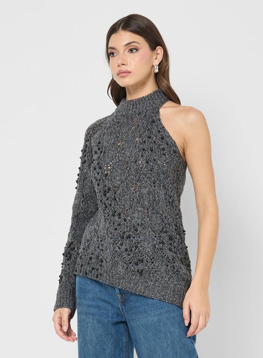 One Shoulder Sweater - Image 1