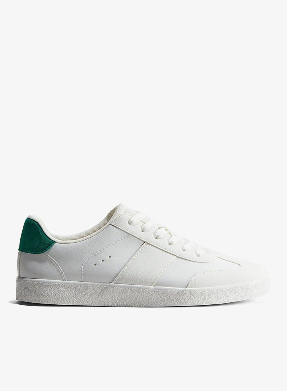 Classic Coated Fabric Low-Top Trainers - Image 1