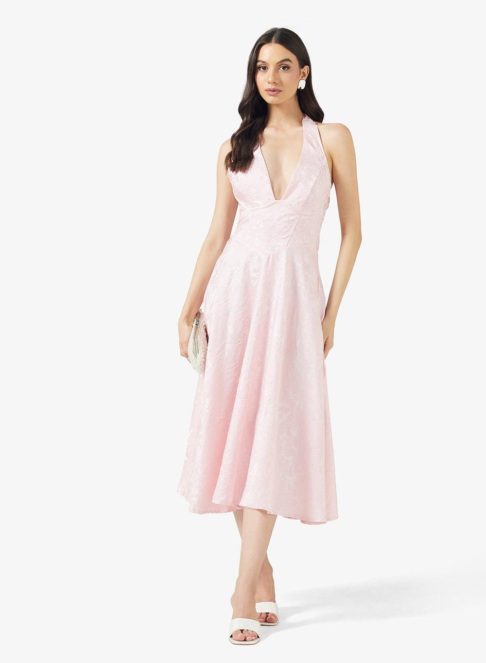 Halter Neck Sun Dress for Effortless Warm-Weather Style - Image 1