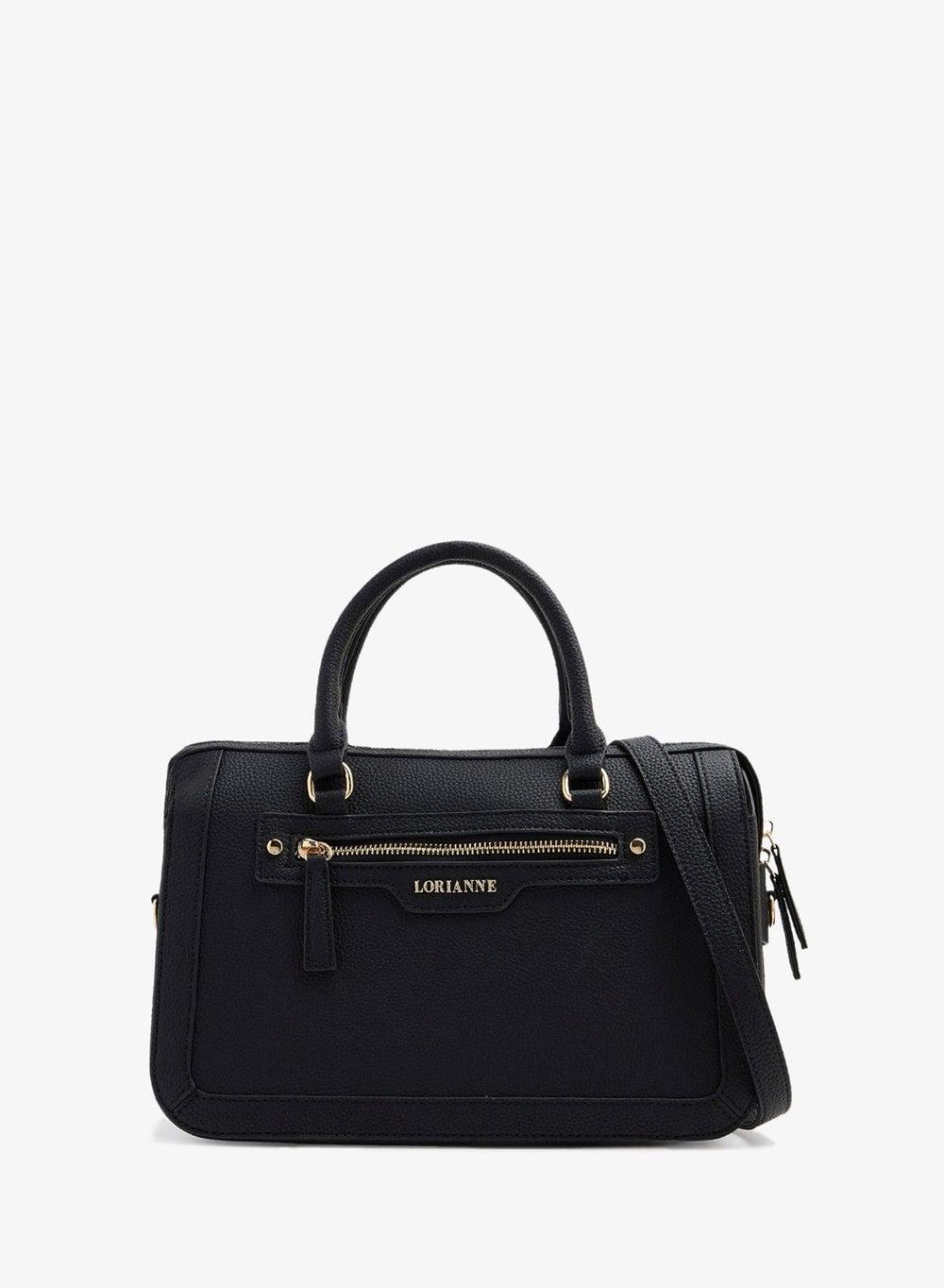 Marcia-Medium Black Shoulder Bag LRPWH1H028 - Image 1