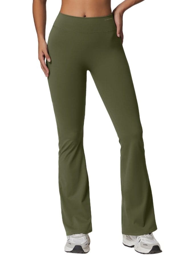 High Waist Contour Flared Workout Leggings for Women - Image 1