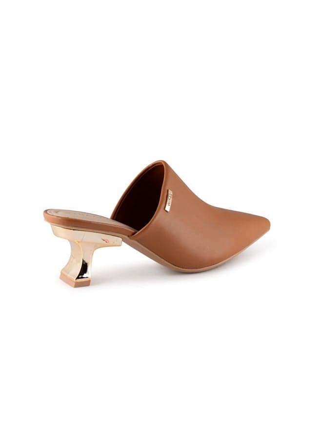 Women Pointed Toe Mid Heel Sandals - Image 1
