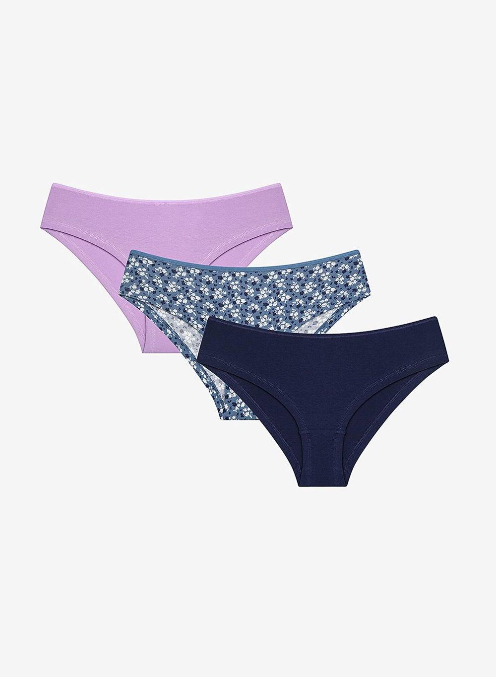 Penti Multicolour Vintage Flora Hipster Briefs Pack of 3 - Image 1