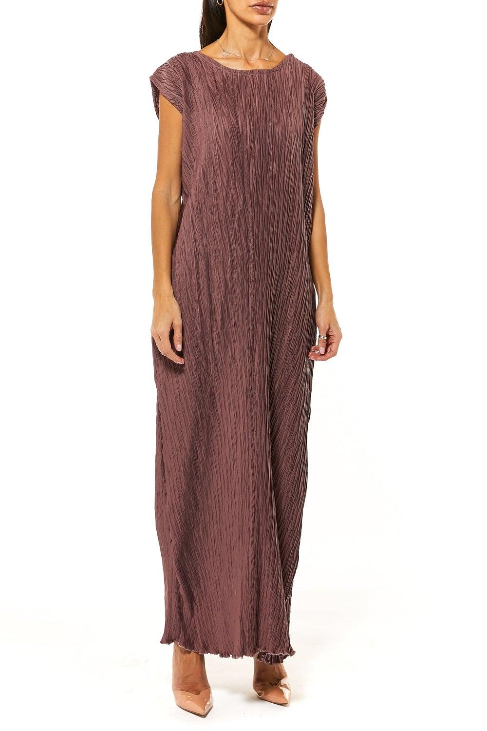 Crushed Harir Maqsood Maxi Dress - Image 1