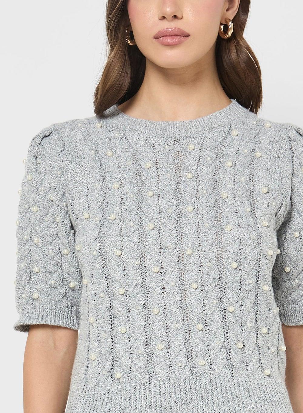 Embellished Sweater for Polished Everyday Layering - Image 1