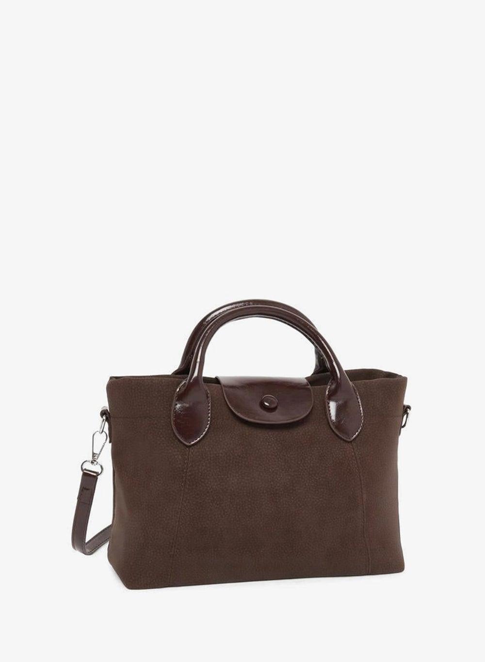 Styli Solid Tote Bag with Contrast Dual Handles - Image 1