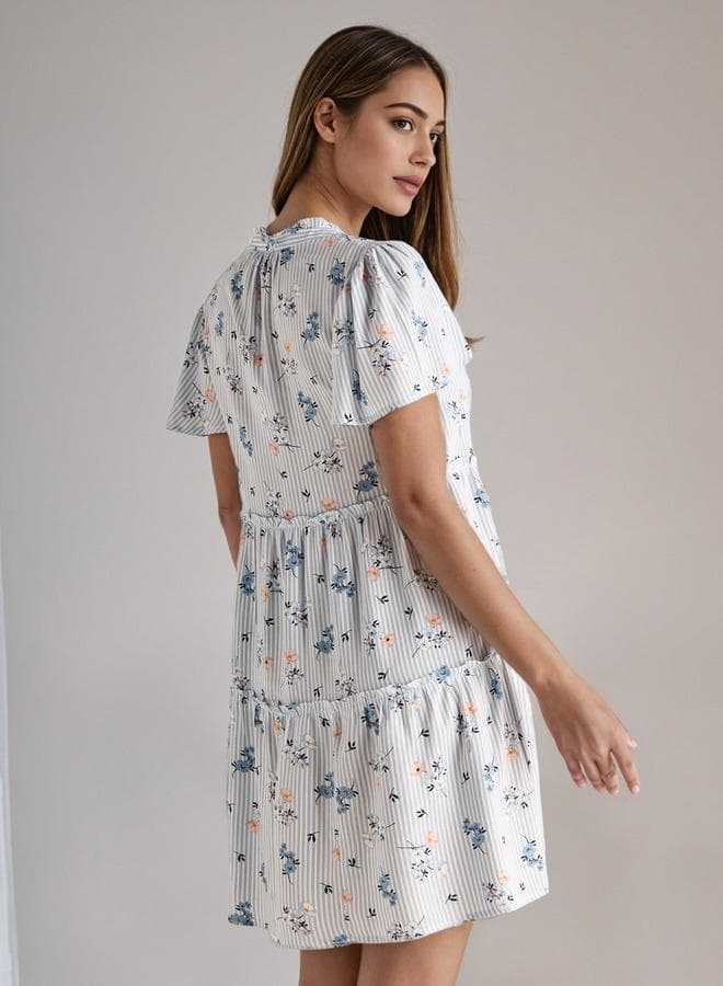 Set of 2 Assorted Tiered Night Dresses - Image 1