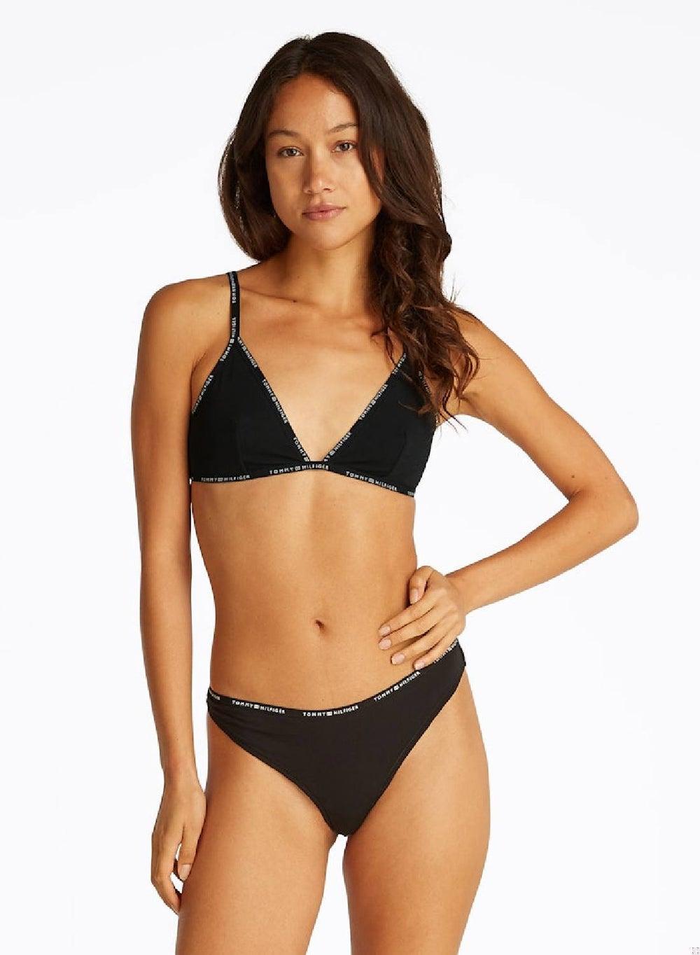 Repeat Logo Unpadded Triangle Bra - Image 1