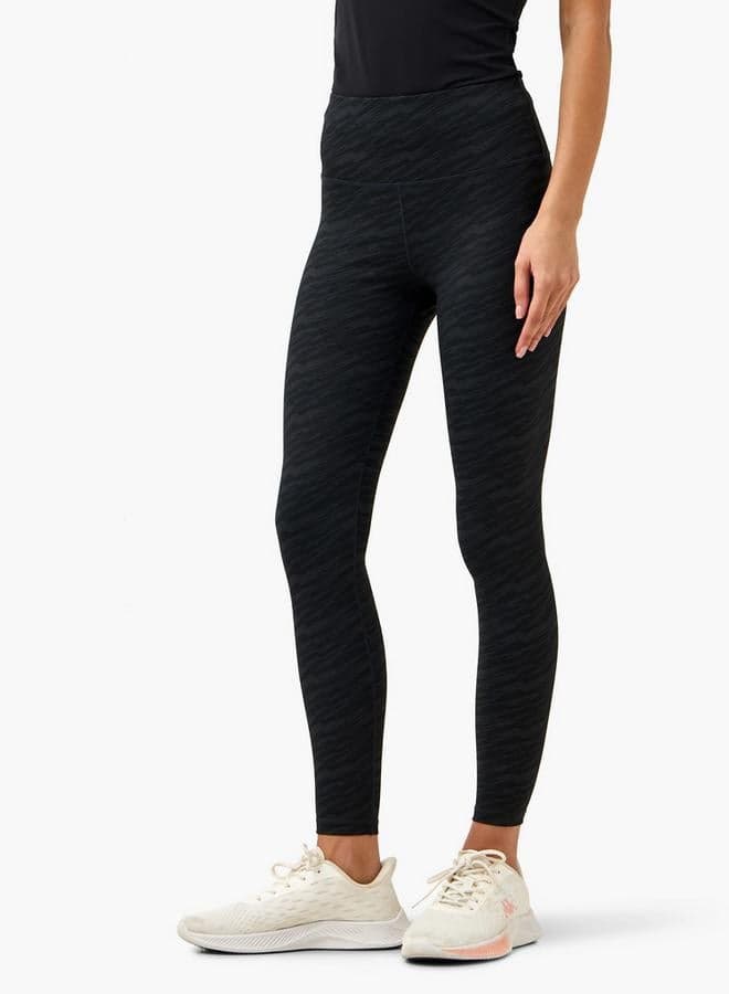 Kappa All-Over Print Leggings with Elasticated Waistband - Image 1