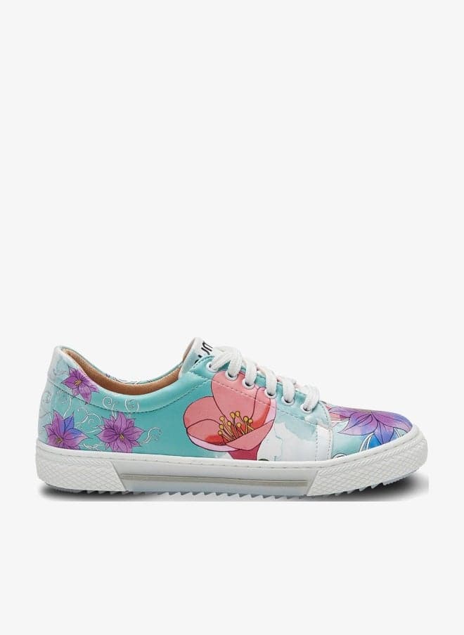 Orchids and Lillies Low-Top Sneakers - Image 1