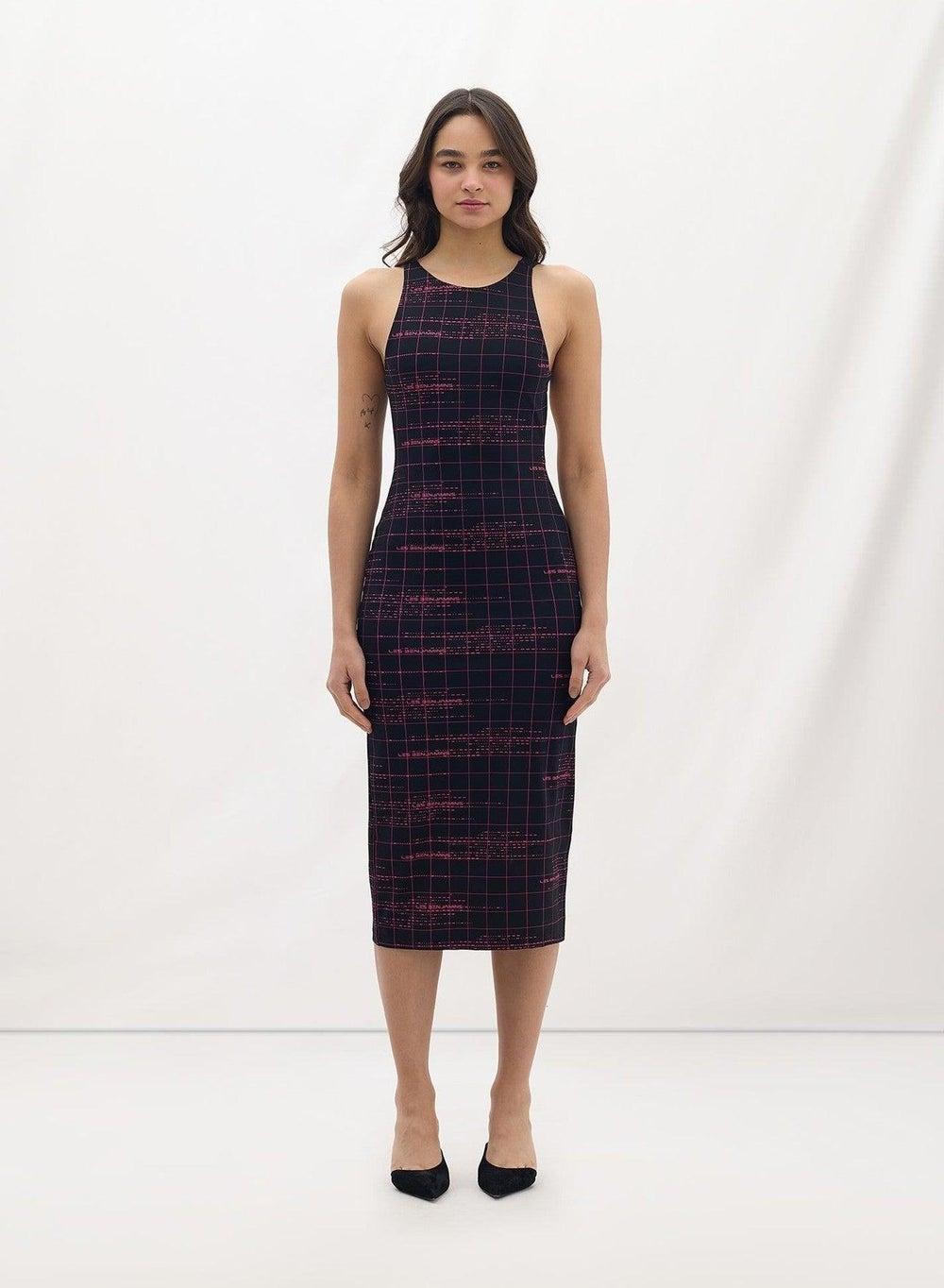 DRESS 106 Sleeveless Maxi Dress in Morse Pink - Image 1