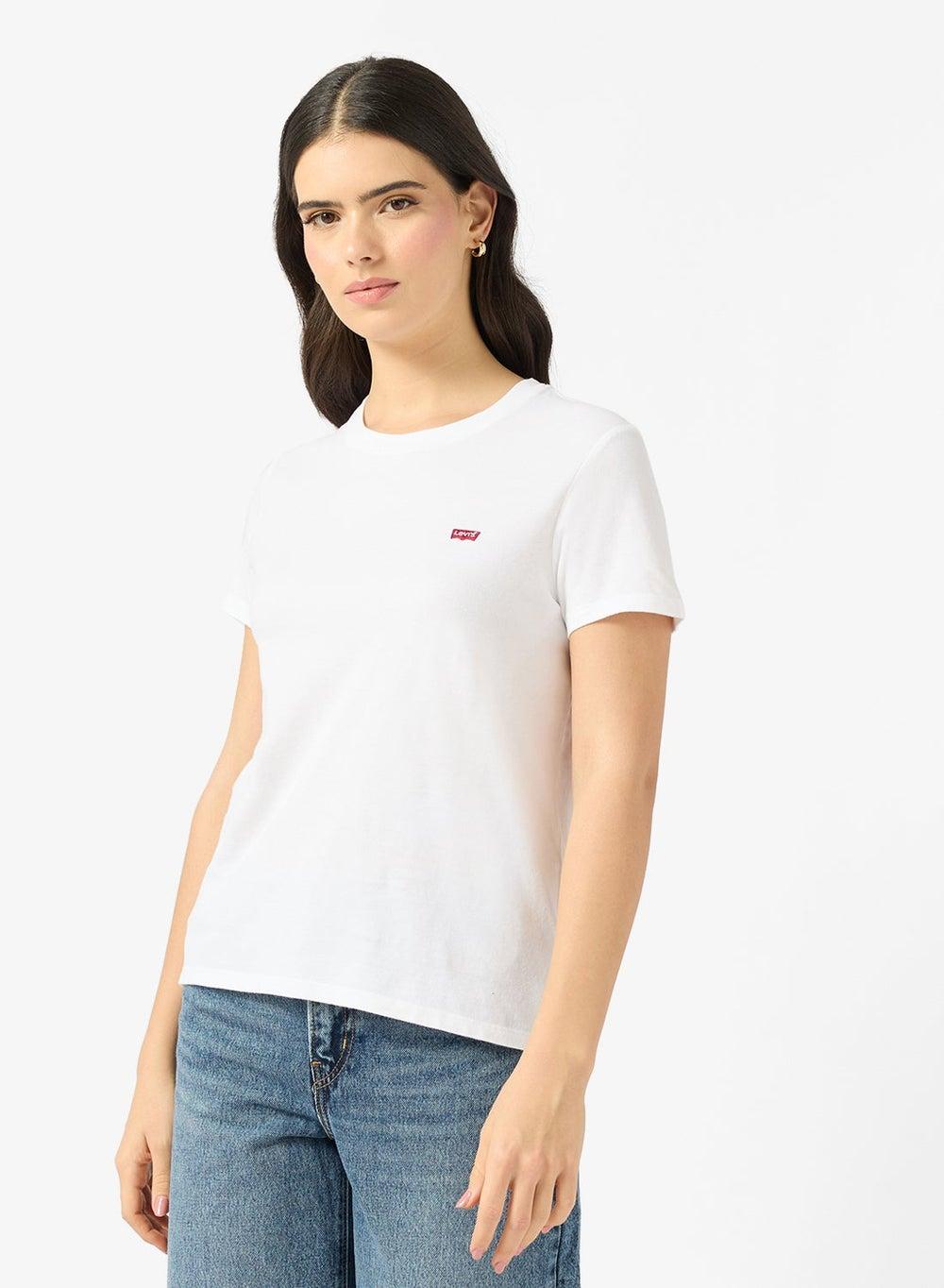 Women's Non Graphic Crew Neck T-Shirt - Image 1
