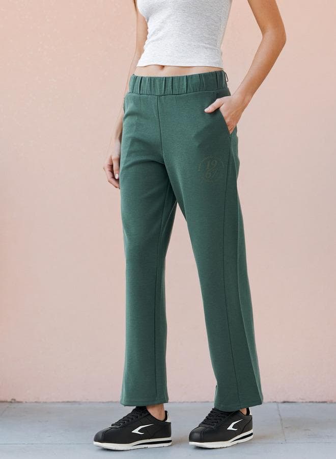 Kappa Printed Wide Leg Track Pants - Image 1