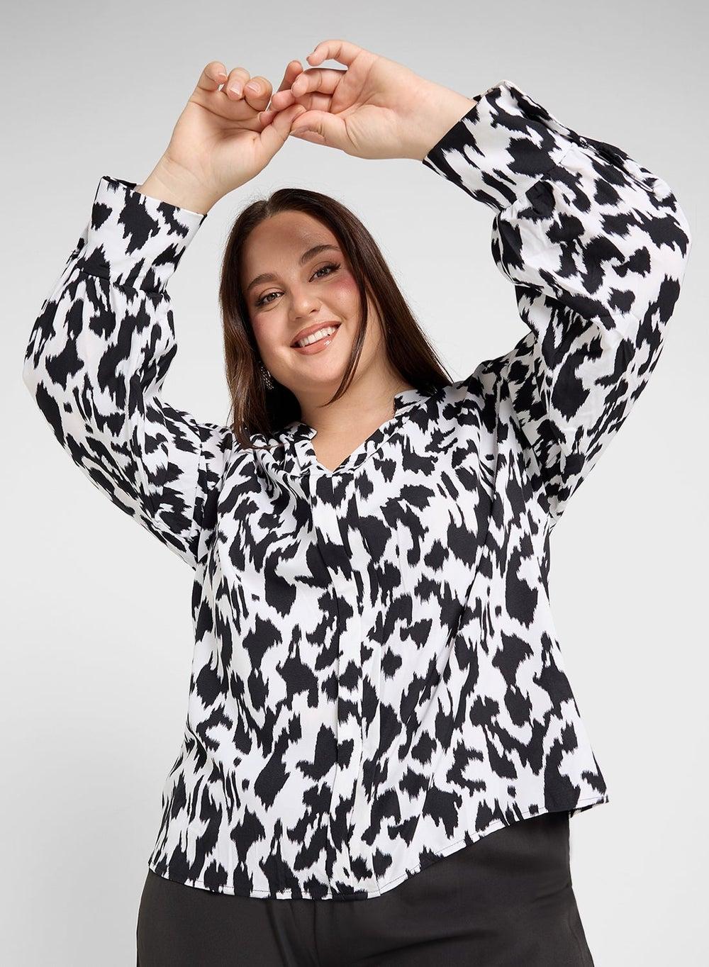 Animal Print Shirt for Women - Image 1