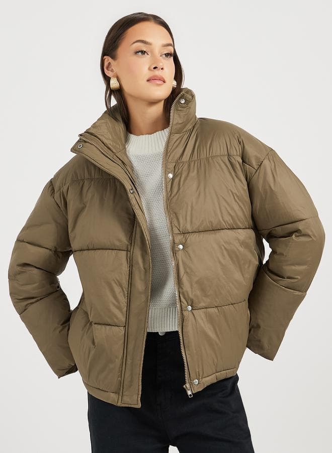Oversized Regular Length Padded Jacket - Image 1