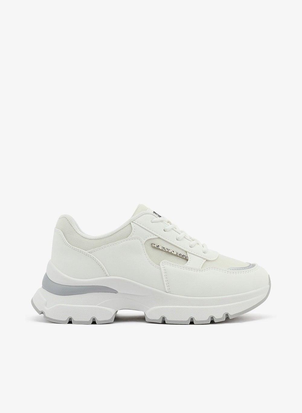 Women's White Low-Top Sneakers for Everyday Comfort - Image 1