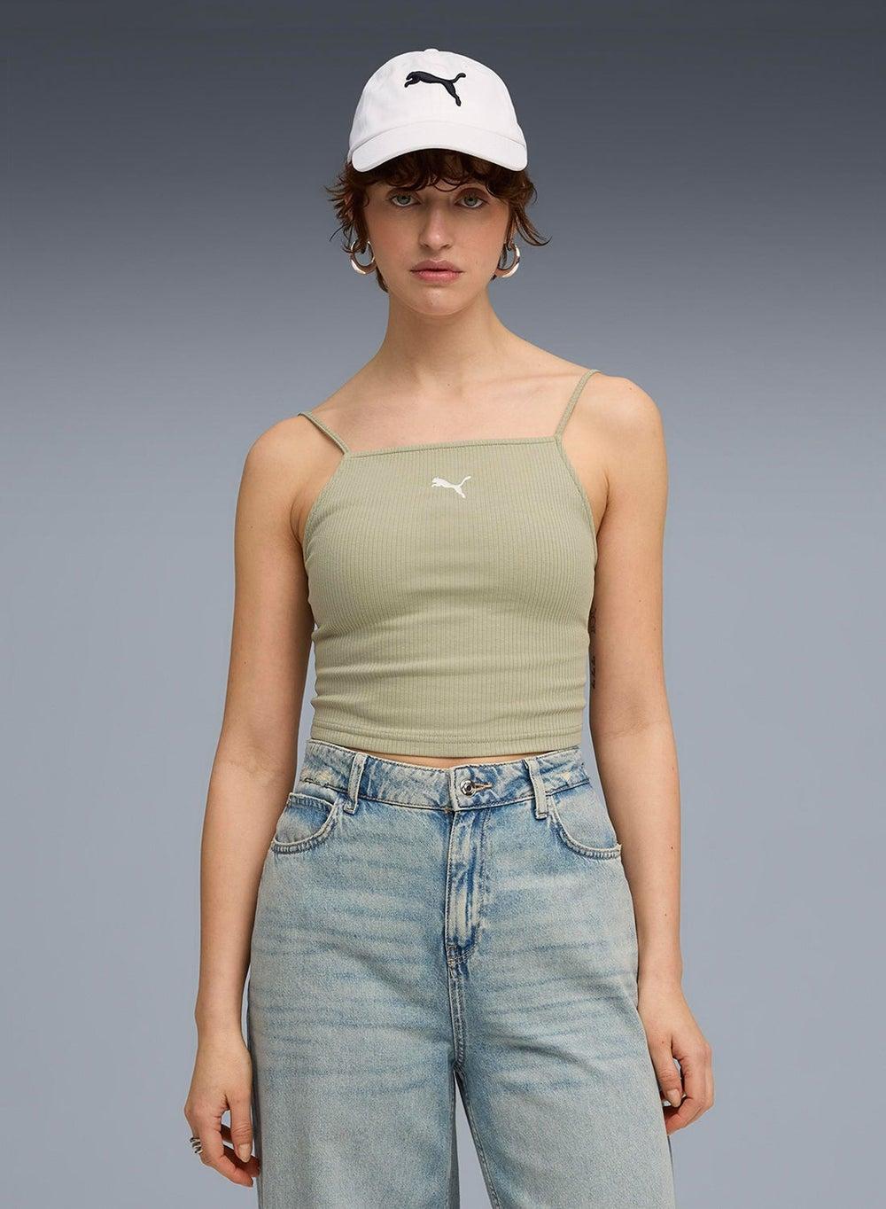 Wardrobe Essential Ribbed Tank - Image 1