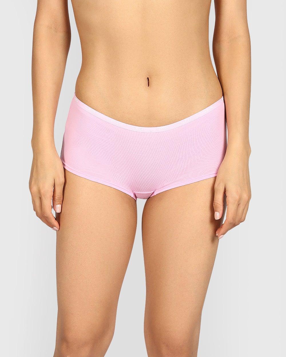 La Senza Remix Cotton Boyshort in Lilac - Image 1