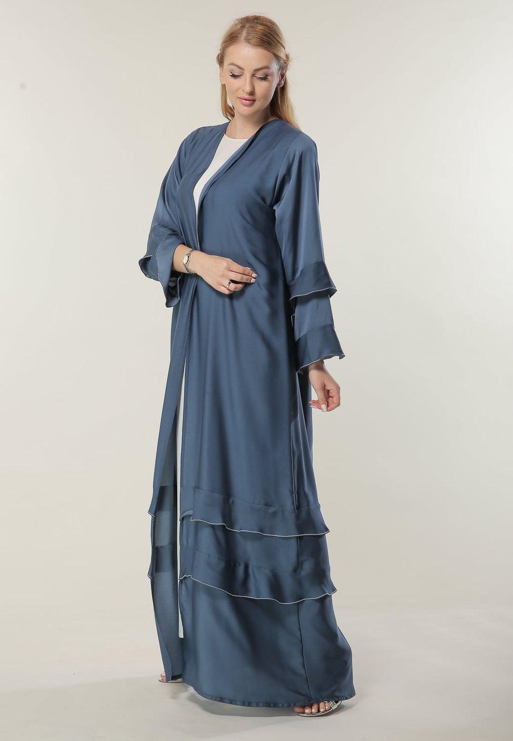 Casual Flared Sleeve Abaya - Image 1