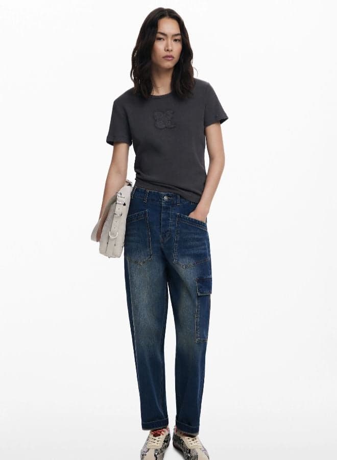 Baggy Jeans With Pockets for Women - Image 1