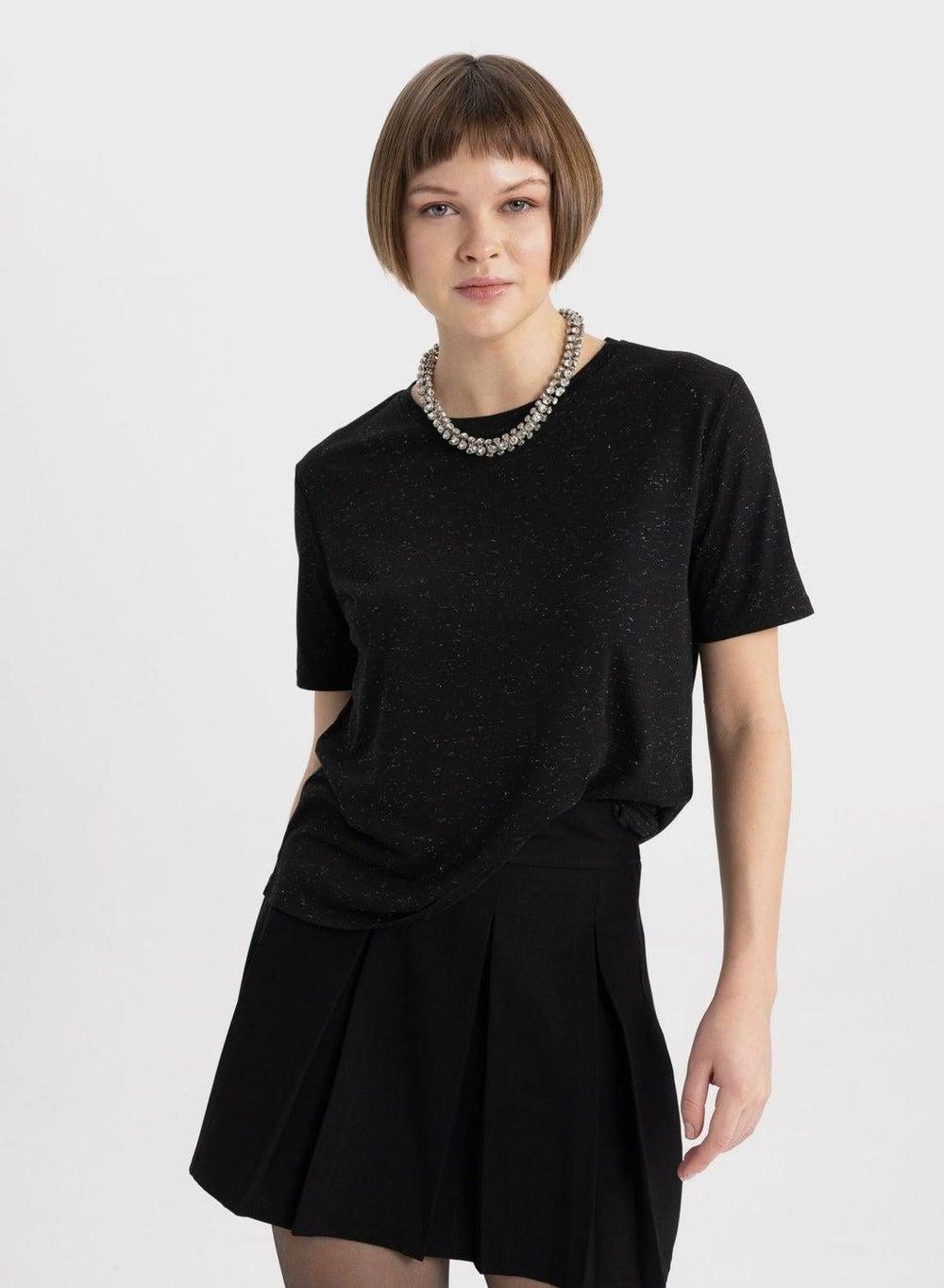 Women’s Relaxed Fit Short Sleeve Cotton T-Shirt - Image 1