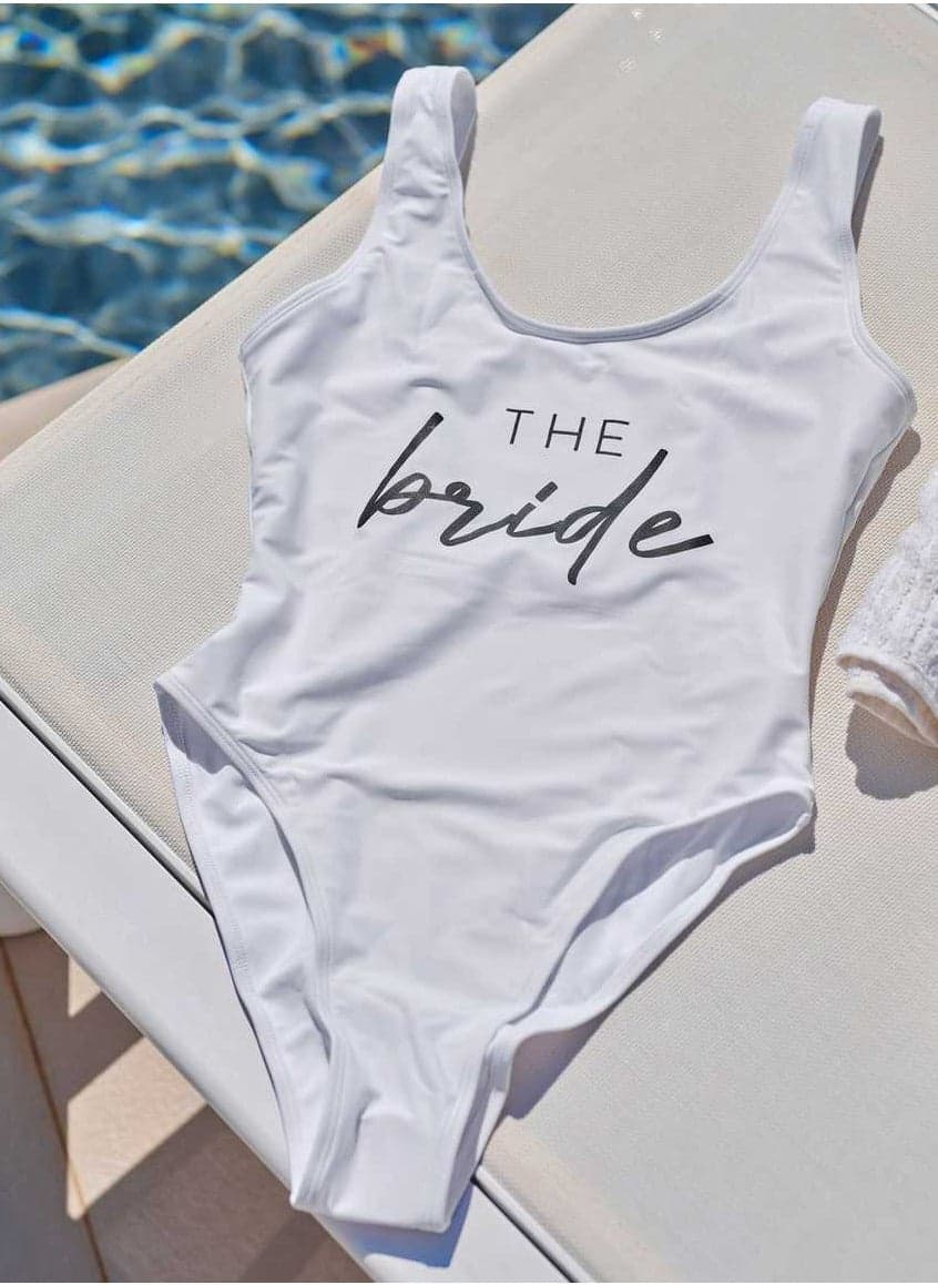 Bride Swimsuit White Large - Image 1