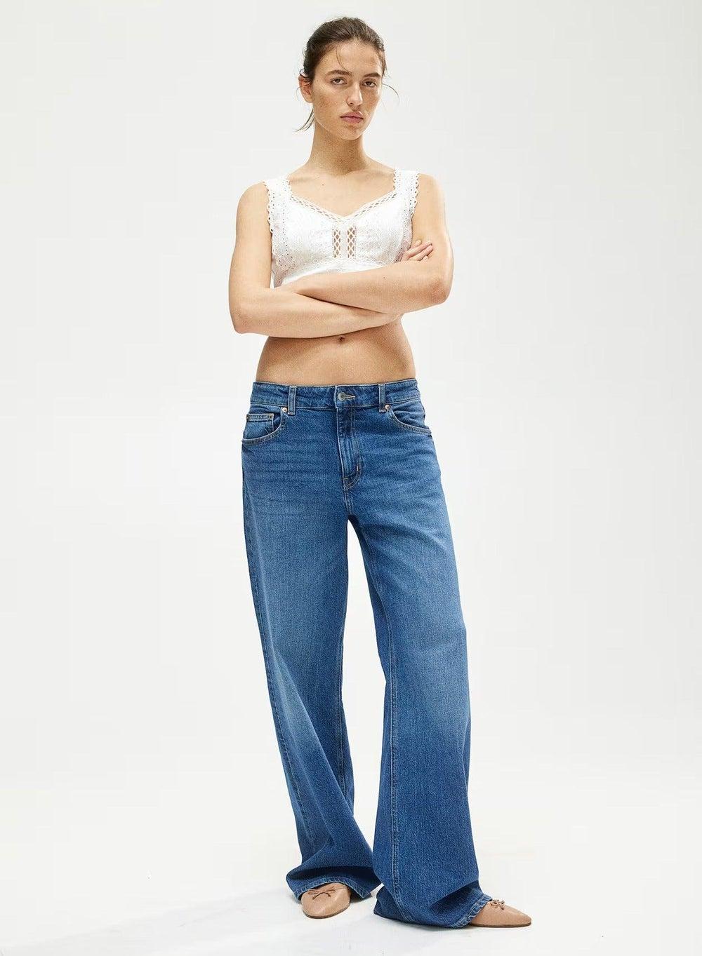 Harper High Rise Wide Leg Jeans - Image 1