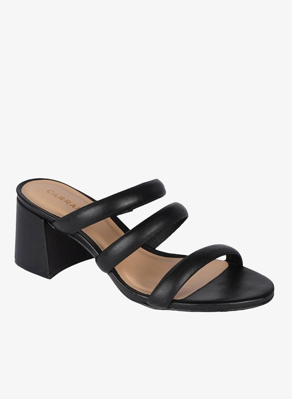 Carrano Ladies Open Back Strappy Heeled Mules 312021 Cab0502 - Image 1