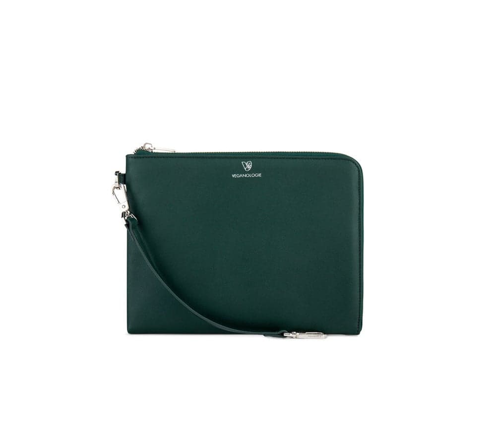 Demi Large Green Pouch from 10 Recycled Bottles - Image 1