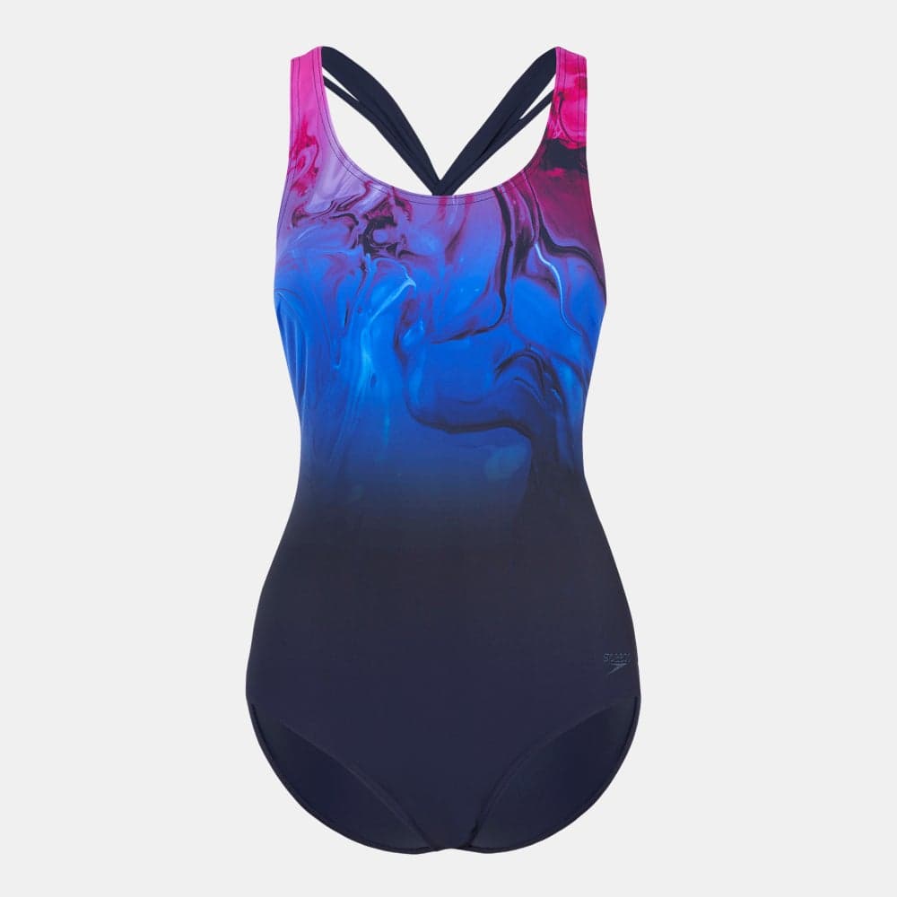 Women's Calypso Printed Shaping One-Piece Swimsuit - Image 1