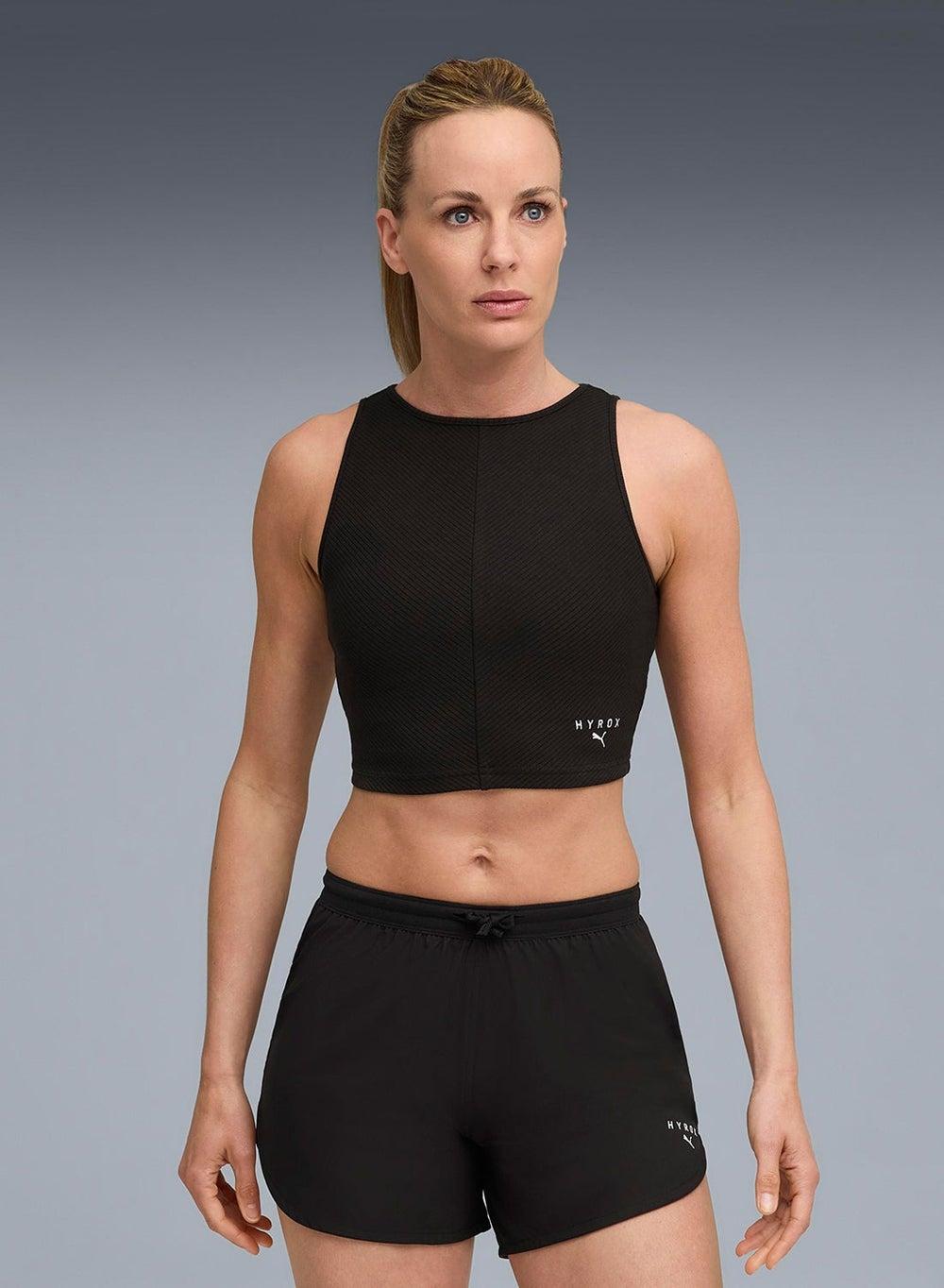 PUMA x HYROX Ribbed Cropped Tank - Image 1