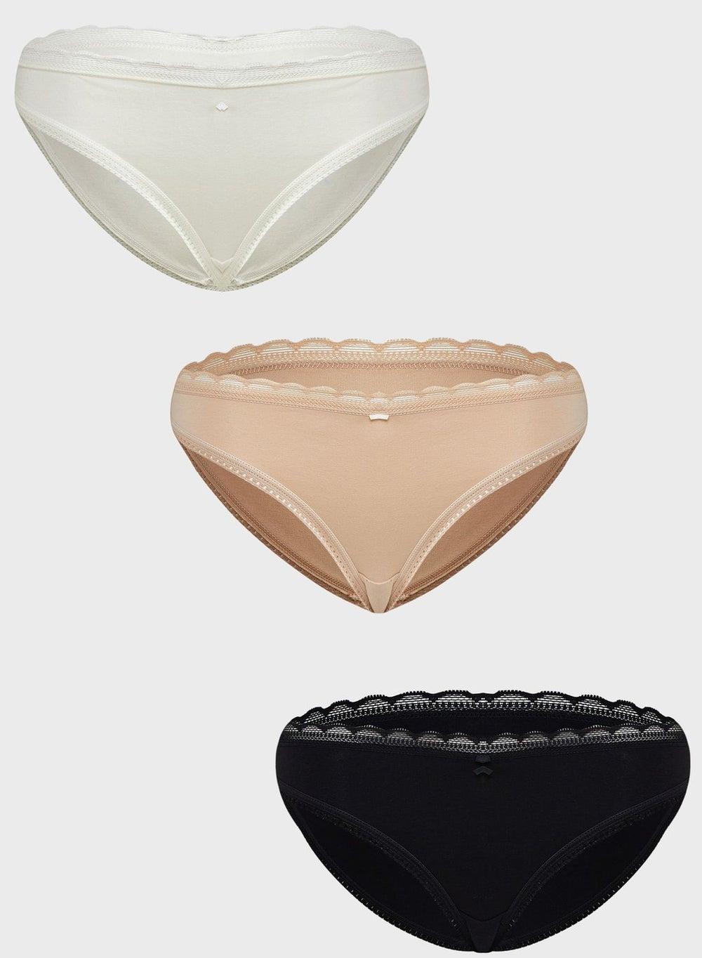 High Leg Brief 3-Pack Cotton Blend - Image 1