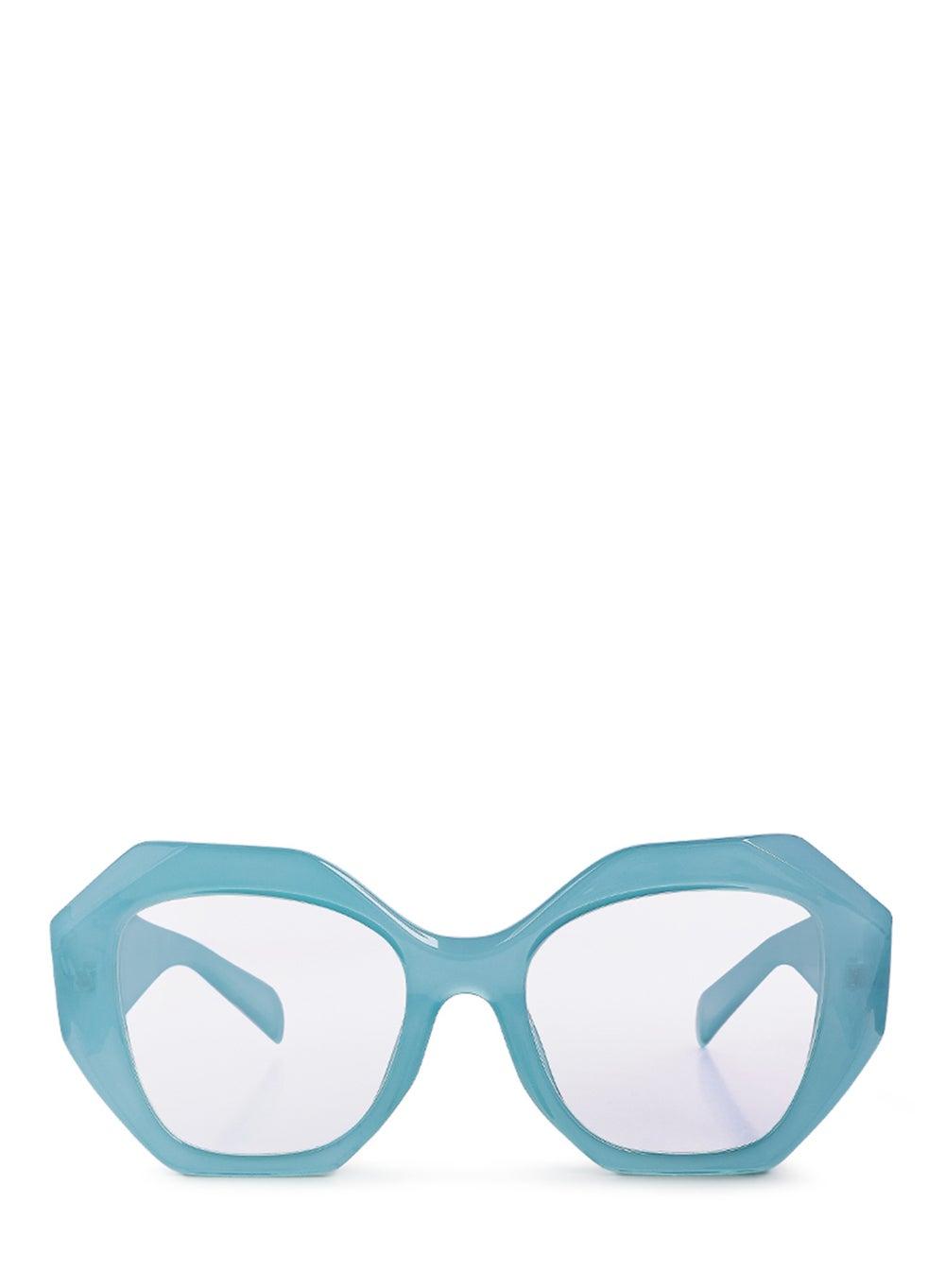 Blue Oversized Sunglasses for Women - Image 1