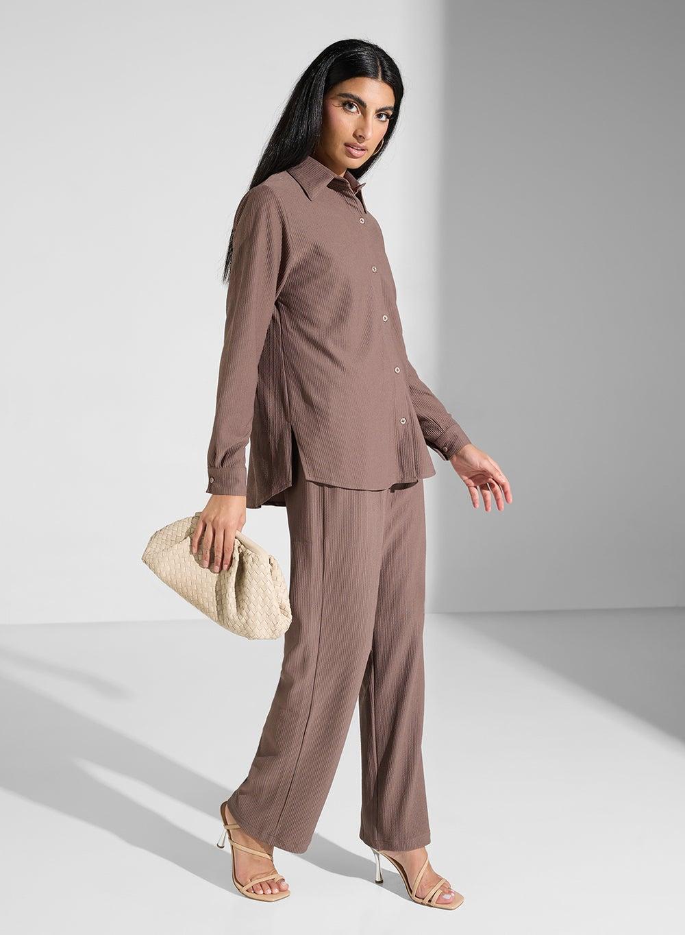2 Piece Long Sleeve Pant and Top Set - Image 1