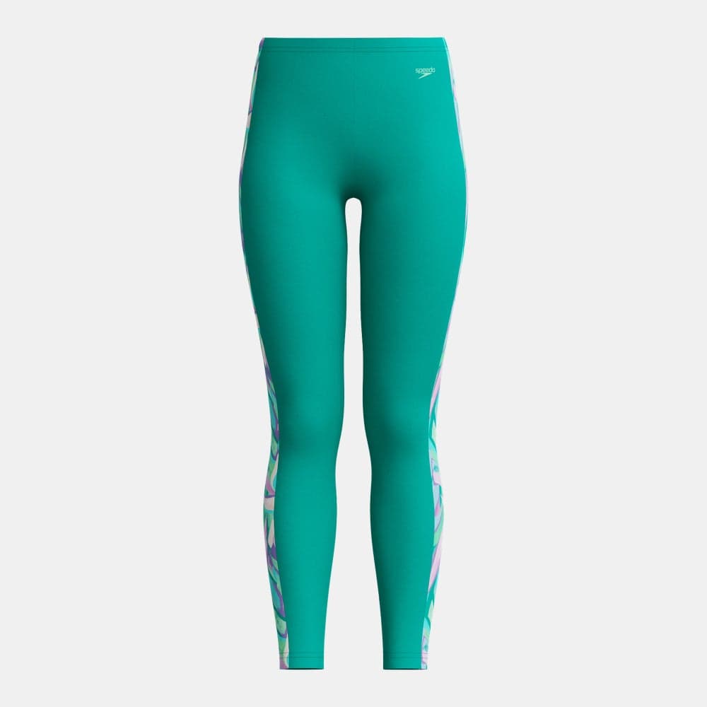 Kids' Printed Panel Swimming Leggings - Image 1