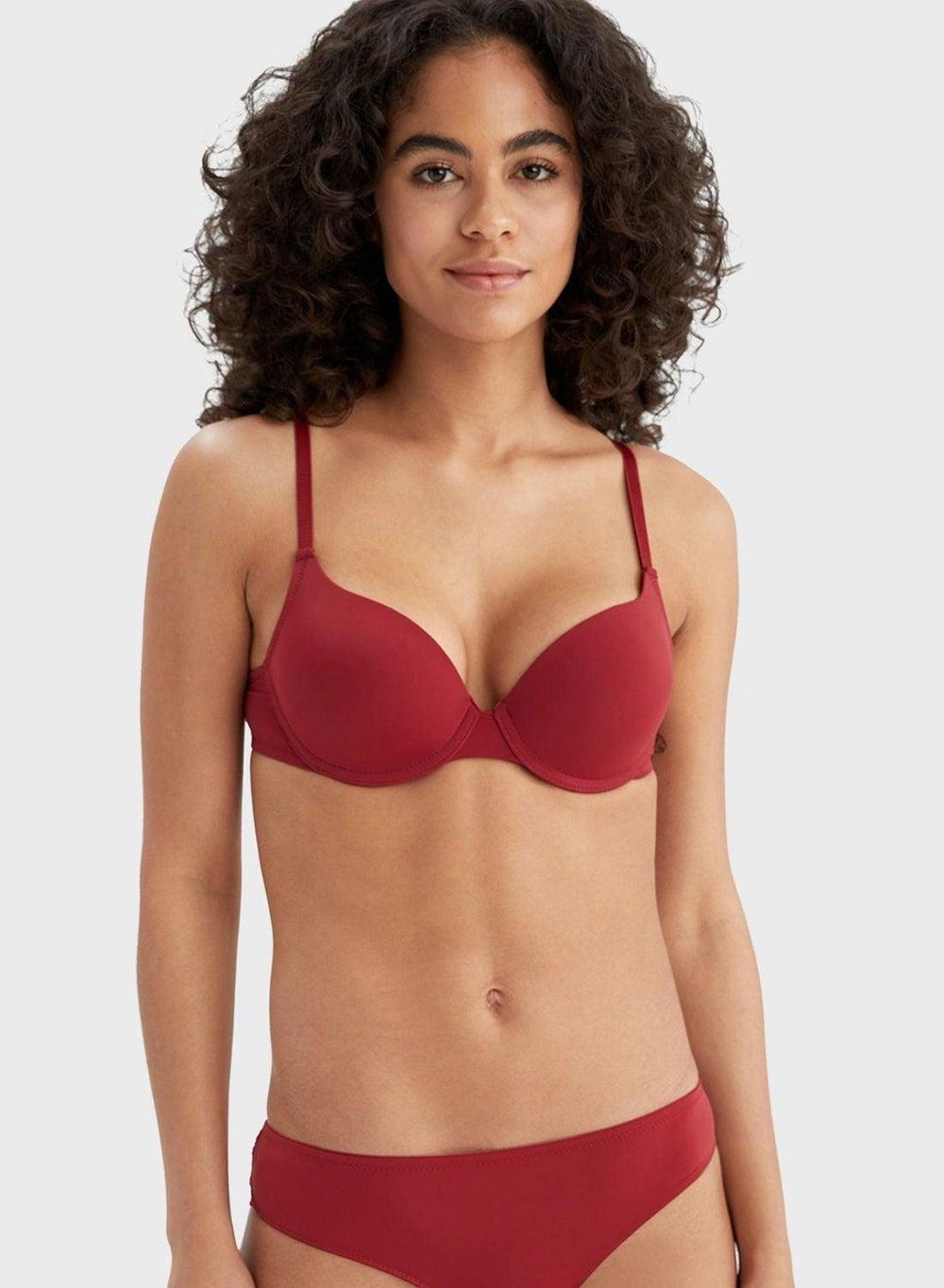 Basic Bikini Brief with Lace Detail - Image 1
