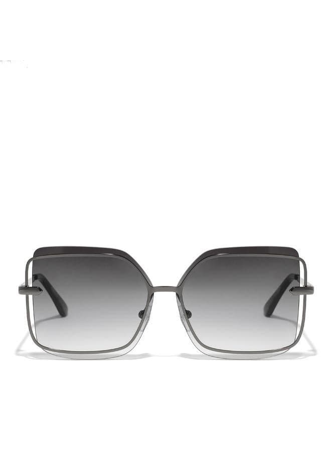 Women's BlackOut MOONLIGHT Square Full Rim Sunglasses - Image 1