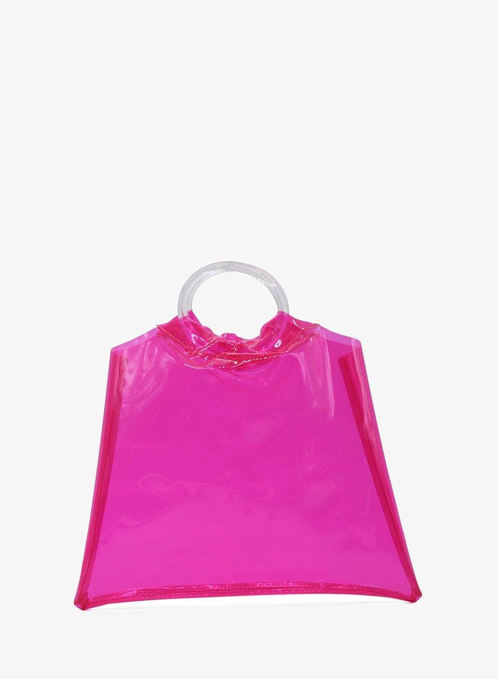 Fuchsia Premium Tote Bag with Round Handles - Image 1