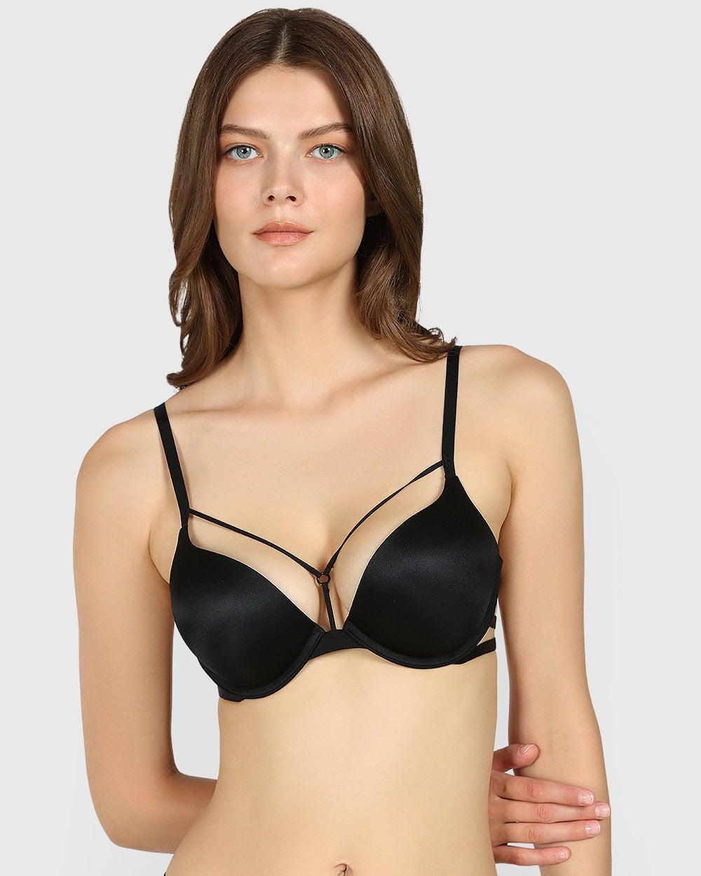 Isla & Evie Obvious Double Pushup Plunge Bra - Image 1