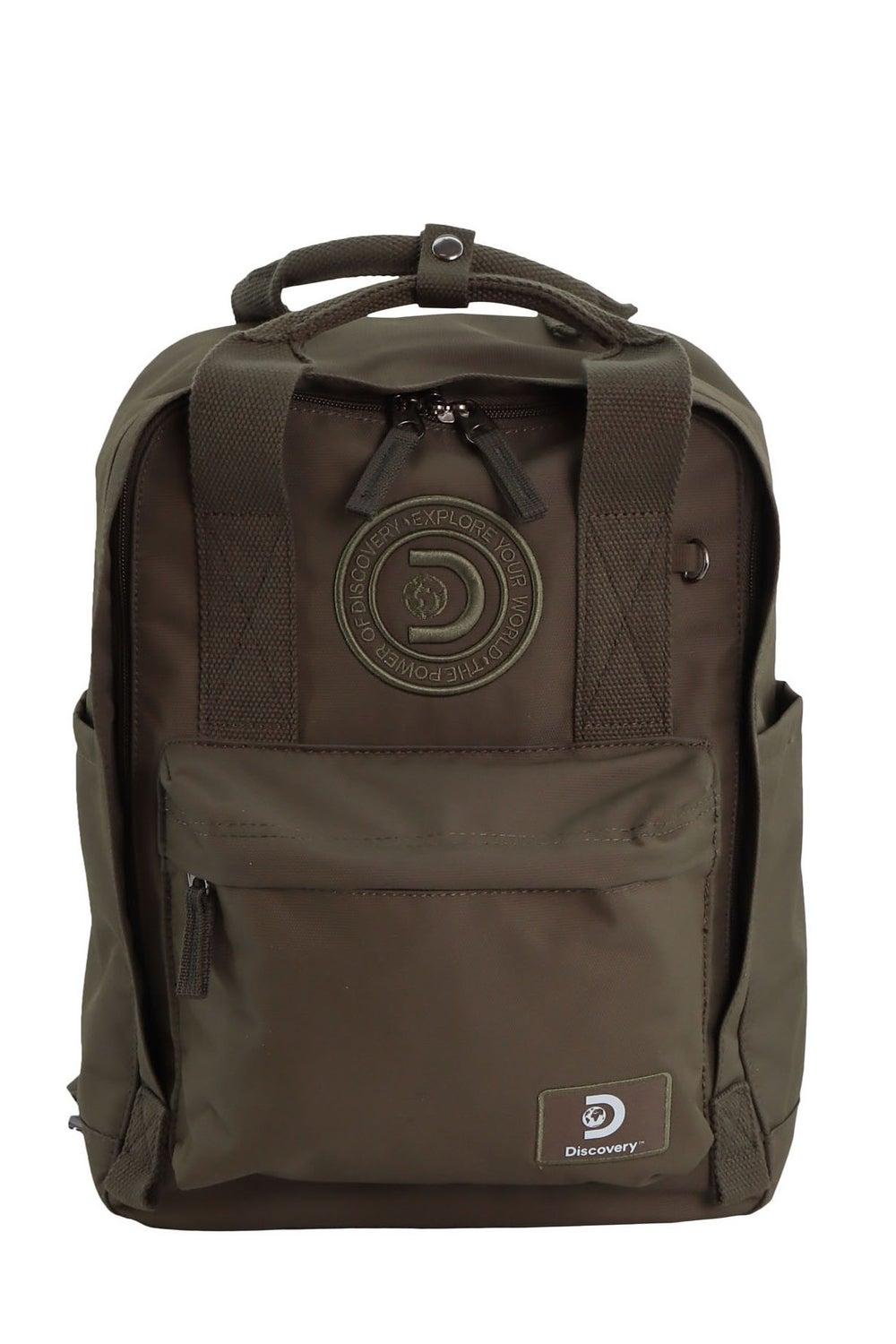 Discovery Cave 13L Khaki Laptop Backpack - Image 1