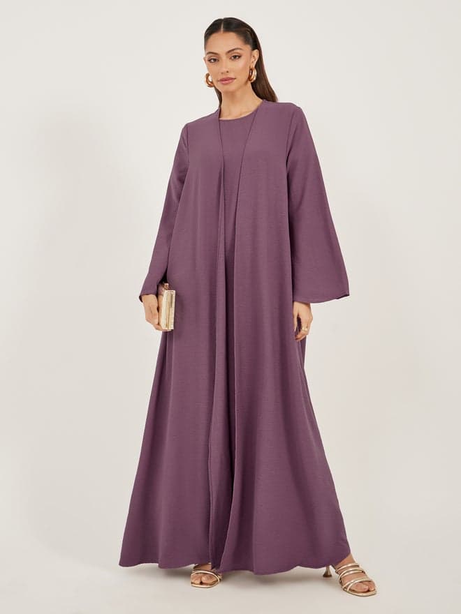 Amirah 2 Piece Modest Abaya Set - Image 1