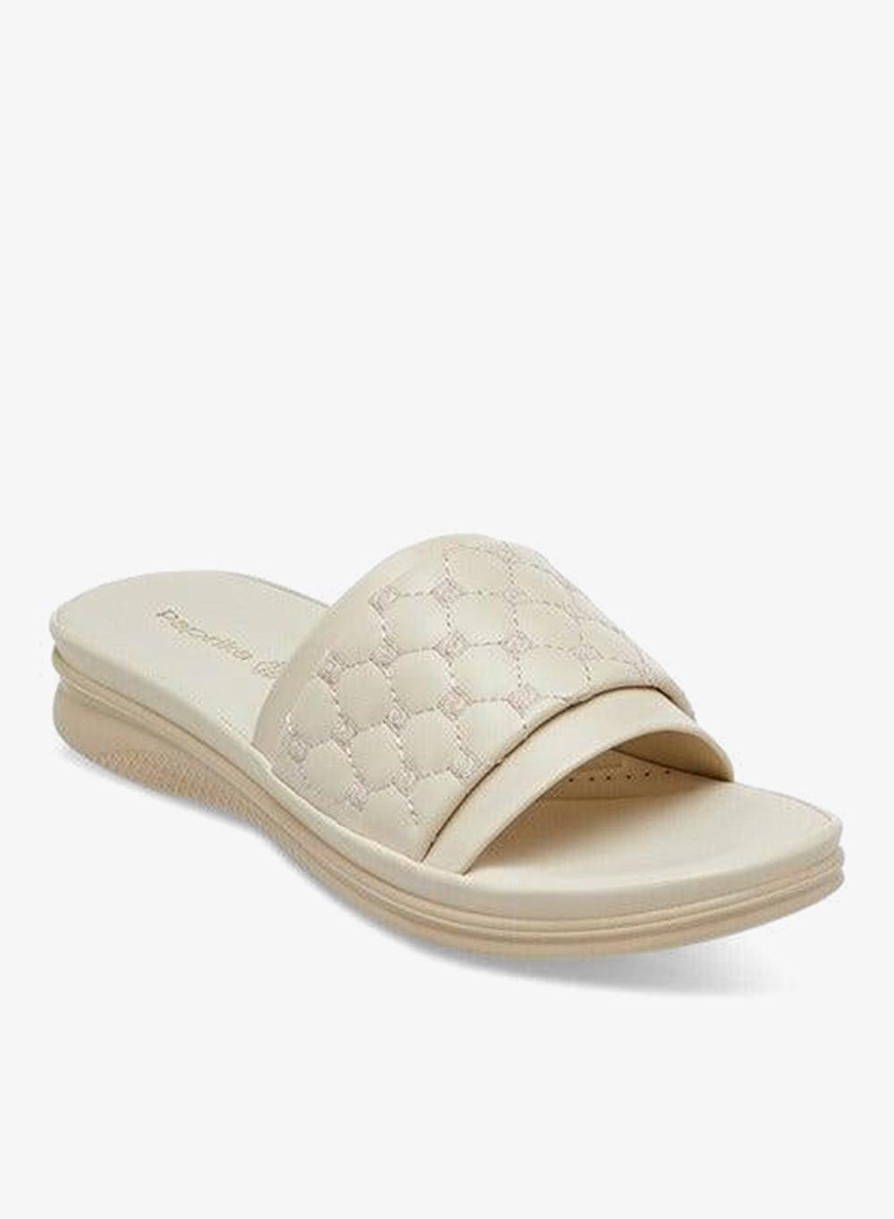 Women's Monogram Quilted Slip-On Slides - Image 1