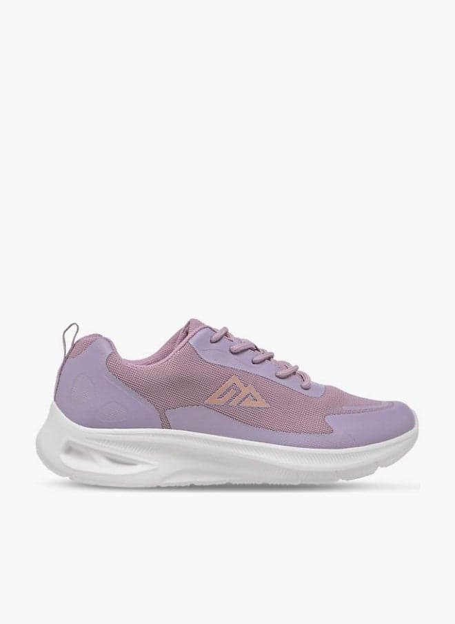 Textured Lace-Up Low Top Sports Shoes - Image 1