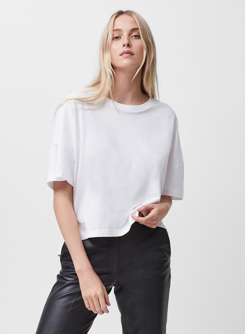 Tally Jersey Crew Neck T-Shirt - Image 1