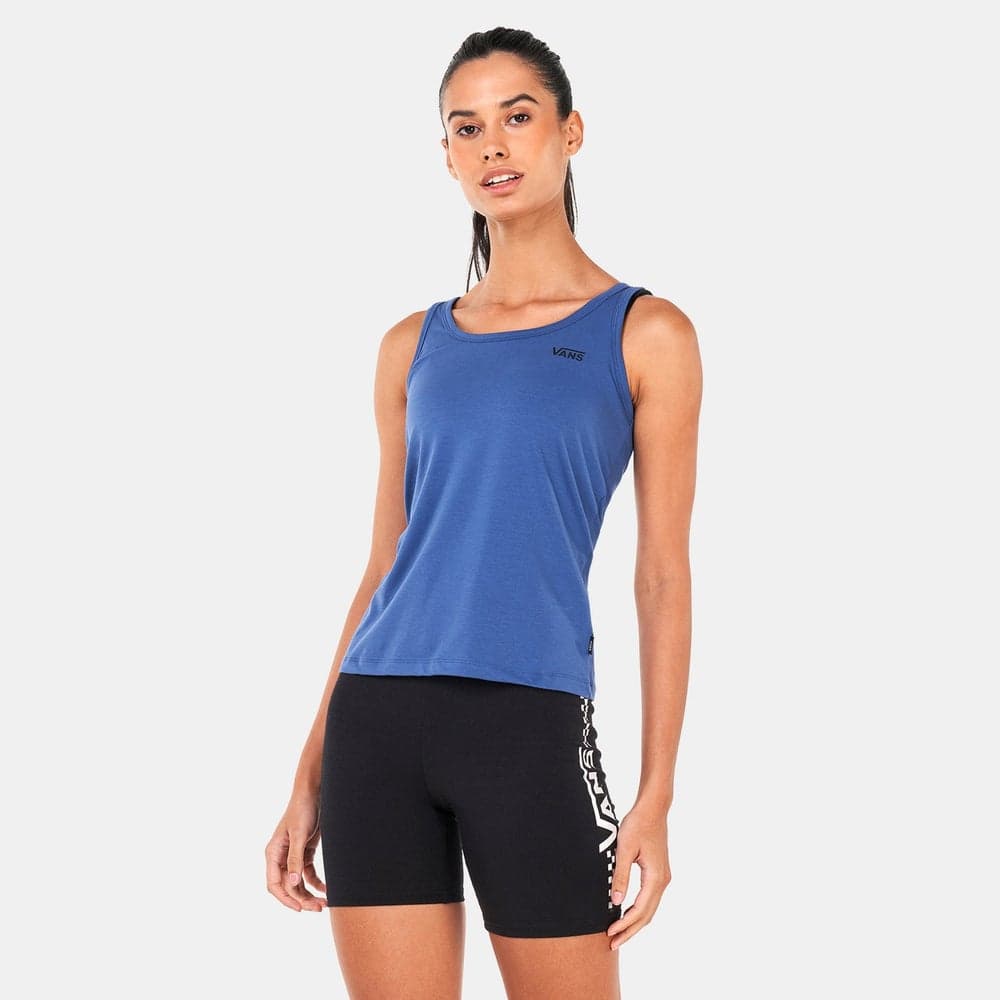 Women's V Tank Top with Logo Chest Detail - Image 1