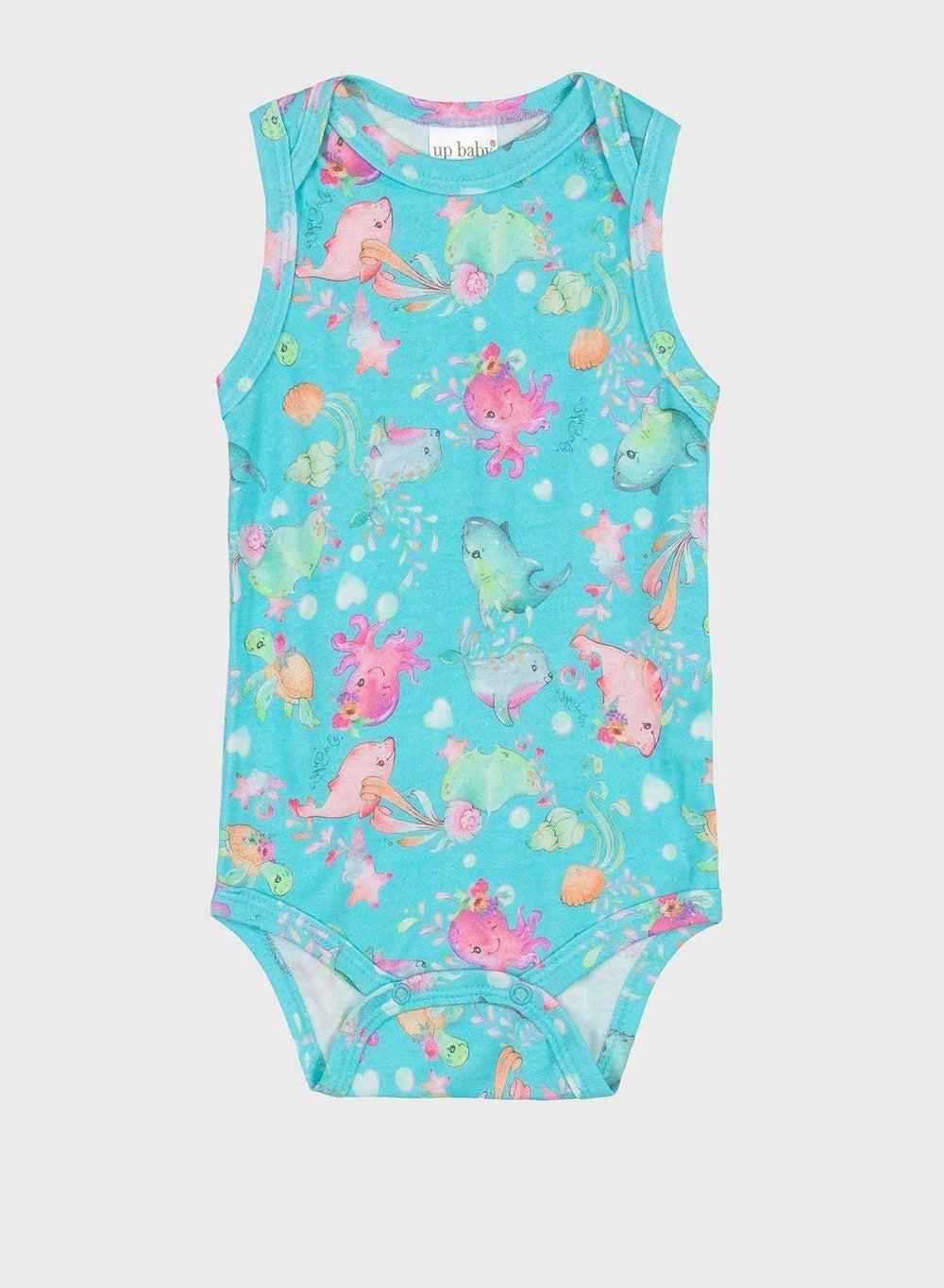 Infant Printed Half Bodysuit for Everyday Comfort - Image 1