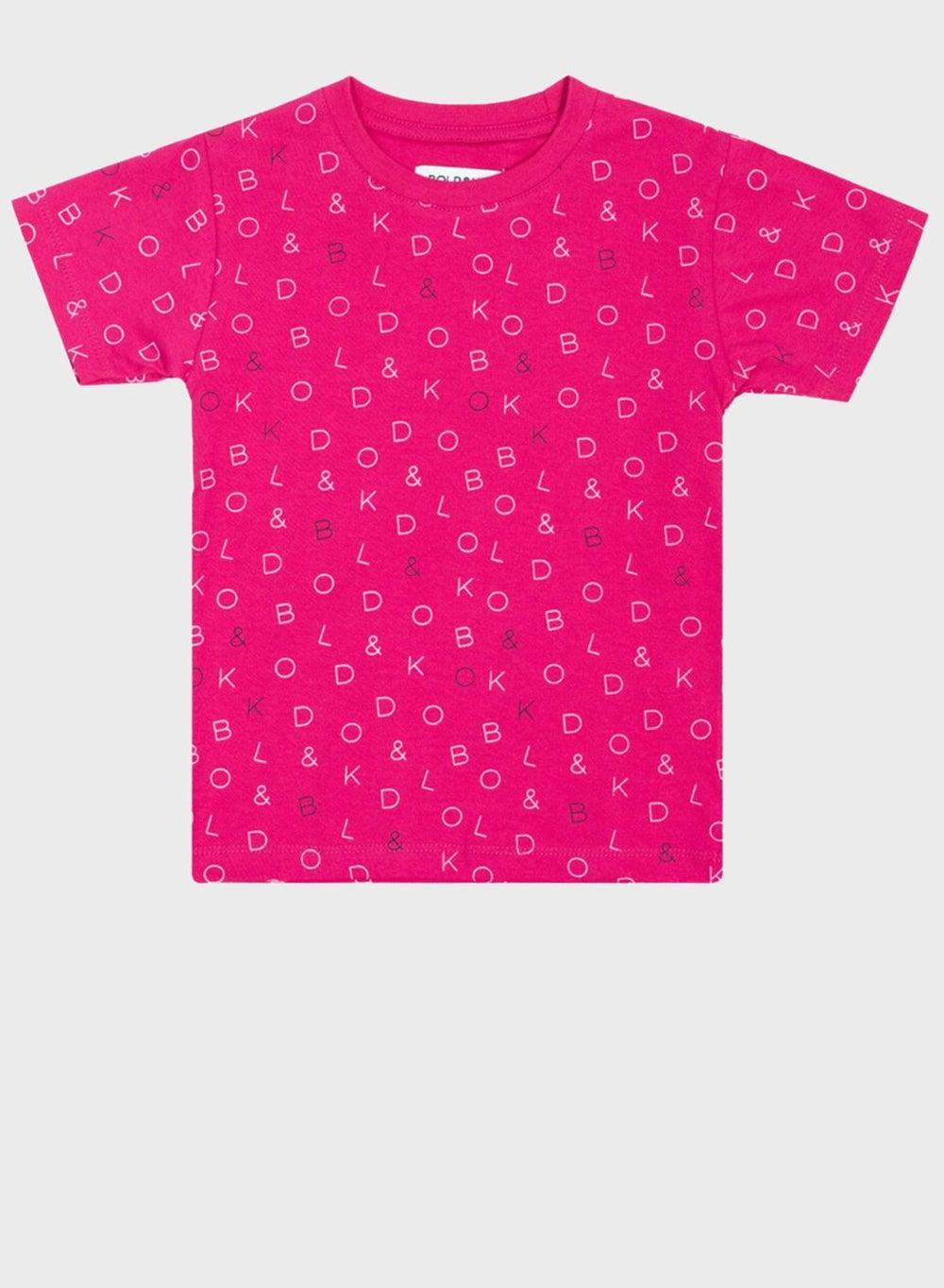 Kids Aop Signature Cotton T-Shirt - Image 1